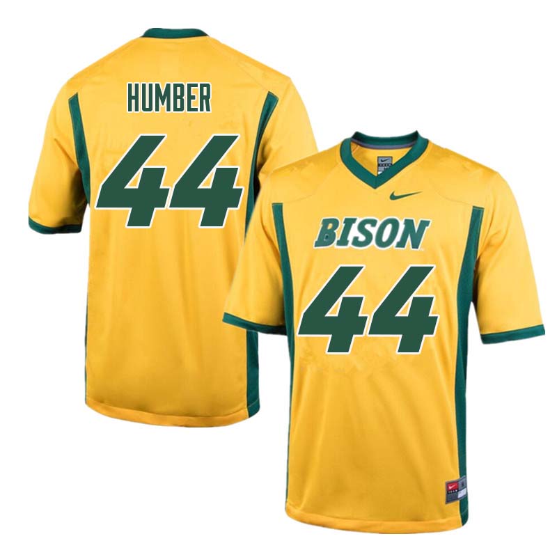 Men #44 Ramon Humber North Dakota State Bison College Football Jerseys Sale-Yellow